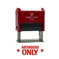 thumbnail image 2 of (3 pack) All Quality Members Only Self-Inking Rubber Stamp | Professional Business Branding (Red Ink) - Q-200, 2 of 6