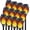 Orange, variant on 12Pack Flickering Flame Solar Torch Lights for Garden Decor, Waterproof Solar Lights Outdoor Decorative, Garden Outdoor Decorations for Yard Porch Lawn Patio Outside Decor-Luces Solares