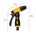 thumbnail image 3 of absuyy Garden Water Hose Nozzle Sprayer - High Pressure Heavy Duty Hand Sprayer Car Washing Metal Spray Gun for Outdoor Gardening,Pets Shower,Patio Cleaning, 3 of 7