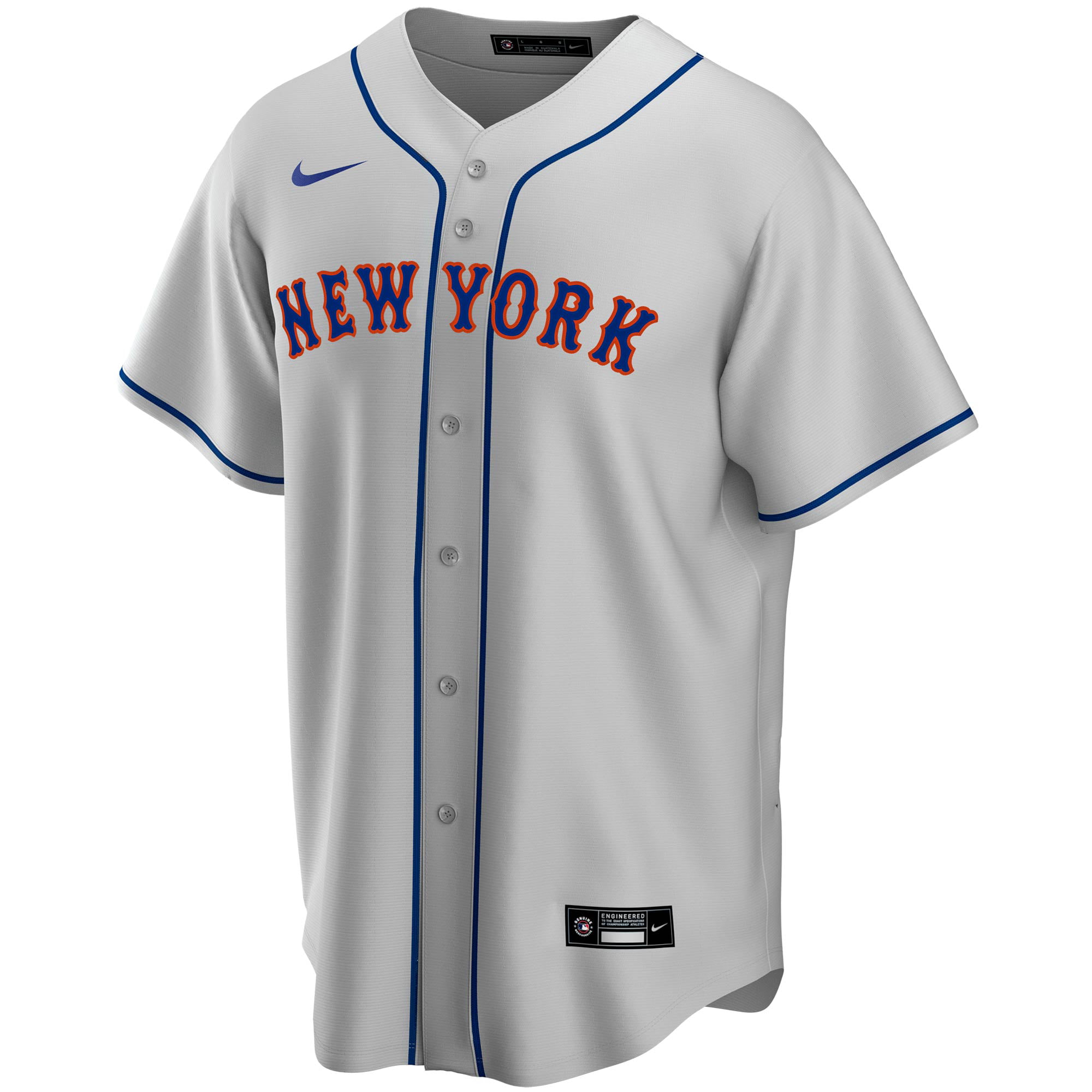 درجات اللون الاحمر Men's Nike Gray New York Mets Road Replica Team Jersey درجات اللون الاحمر