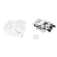 thumbnail image 1 of Button Making Supplies, 100 Sets Rustproof Blank Button Badge Parts Set  For Hat 58mm/2.3in,75mm/3.0in, 1 of 8