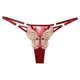 thumbnail image 1 of Gibobby Ropa interior de encaje sexy Bragas Calzoncillos Tanga Calzoncillos de cintura Ropa interior Bordado Bragas de mujer sexy(Rosa caliente,Talla única), 1 of 2