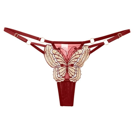 Sexy Panties for Women Womens Cotton Thongs Sheer Panty One Size Womens Sexy Thongs