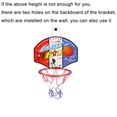 thumbnail image 4 of OUSITAID Educational Toys Adjustable Backboard System Inch Sports Basketball Height Toy 13.4 Kid Portable Education, 4 of 9