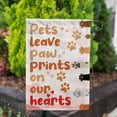 thumbnail image 3 of America Forever Pet Memorial Garden Flag - Pets Touch Our Hearts, Lost Pet Cat Dog Bereavement Remembrance - Double Sided Seasonal Yard Outdoor Decorative Flag - 12.5" x 18", 3 of 7