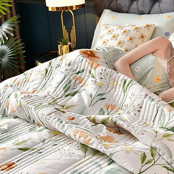 Washable Cotton Quilt,Air Conditioner Quilt Washable Air Conditioning Quilt Summer Cool Quilt Modern Innovation