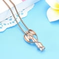 thumbnail image 5 of Angel Lady Stainless Steel Cremation Pendant Necklace Ashes Keepsake Holder Memorial Urn Jewelry for Human Ashes, 5 of 5