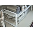 thumbnail image 4 of Yamazaki Home Expandable Kitchen Riser, White, Steel, Small, Expandable, 4 of 7