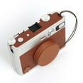 thumbnail image 4 of Liquidation Noir pour Fujifilm Instax Mini Evo Cache-Objectif d'Appareil Photo en Cuir Véritable Pu Anti-Perte Couvercle de Protection Accès à l'Objectif, 4 of 8