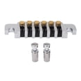 thumbnail image 2 of Electric Guitar Bridge, Vintage Guitar Bridge Set Easy Installation  For Musical Instrument, 2 of 8