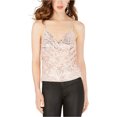 thumbnail image 1 of Gypsies & Moondust Womens Textured Cowl Neck Cami Tank Top, Metallic, Small, 1 of 1