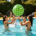 thumbnail image 6 of Voglyf Beach Balls, 25.6 Inch Inflatable Pool Balls, Giant Pool Float Ball, Summer Water Toy for Adults, Mermaid Themed Party Decor for Beach Pool Birthday Ocean Party Favor Supplies,Green, 6 of 6