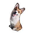 thumbnail image 4 of Almohada de felpa de imitación para niños, juguetes de acompañamiento, muñecos de peluche bonitos, animales, almohada, muñeco abrazable para sofá, Corgi, 4 of 8