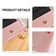 thumbnail image 3 of Frosted Korean version coin purse multi-card buckle short zipper women's purse - pink, 3 of 5