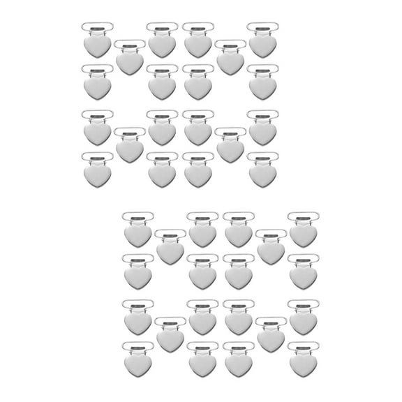 40 Pcs Pacifier Holder Clip Clips Suspender Hooks Pram Charm Fastener Glove Child