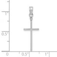 thumbnail image 3 of FB Jewels 14K White Gold Polished Cross Pendant, 3 of 3