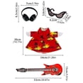 thumbnail image 6 of Porch Goose Hip Hop Rock Outfit - Guitar & Sunglasses Costume Accessories for Garden Goose Decor, 6 of 6