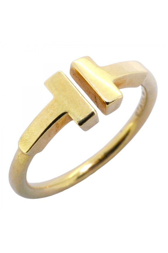 Pre-Owned Tiffany T-wire ring in 18KYG yellow gold, size 6 for women