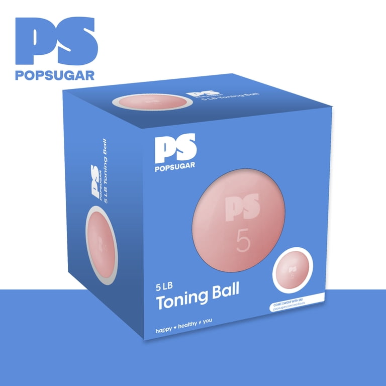 POPSUGAR Toning Ball, 5 lb Rose Pink photo 2