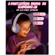 thumbnail image 3 of Auriculares Bluetooth Diadema Inalámbricos Para Niños 45h Rosa/Morado, 3 of 4