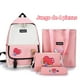 thumbnail image 2 of Bts BT21 Dibujos Animados 4 Piezas Bolsa De Lona Conjunto Con Mochilas/Bolsos De Tote/Bolso De Bolígrafo Para Estudiante De Escuela, 2 of 4