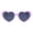 Purple, variant on Funny Oversized Heart Shape Sunglasses, Novelty Party Eyeglasses Frame for Adult Selfie Props, Cute Humorous Costume Accessory for Halloween Themed Party Cosplay, Photo Booth Fun , 1 Pair of Glasses