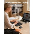 thumbnail image 6 of Wireless Keyboard Mouse Combo,Quiet Wave Keyboard with Leather Palm Rest, Ergonomic Mouse, Dual-System Switch, Plug & Play for Home Office,Black, 6 of 8