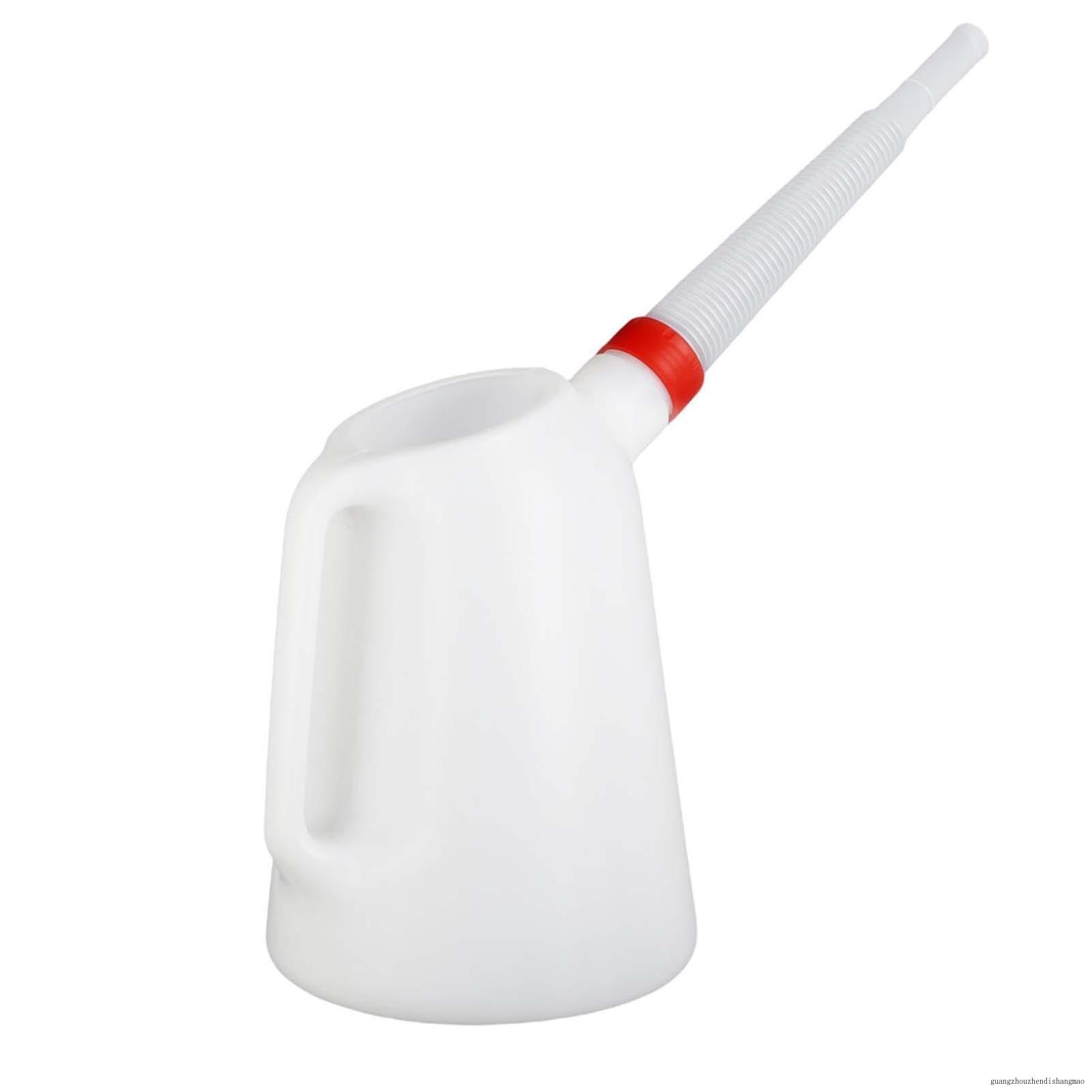 Oil Measuring Jug With Pouring Flexible W/ Lid For Automotive Garage