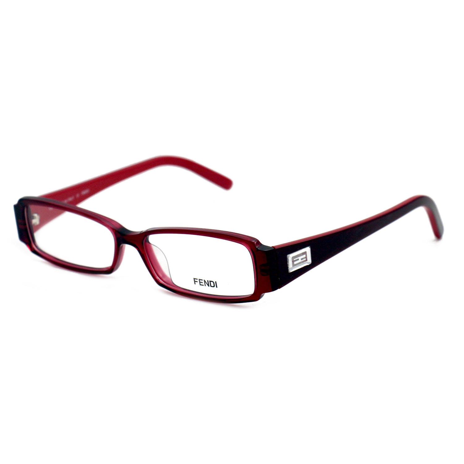 Fendi Eyeglasses Womens Red Frames Rectangle 52 14 135 F891 615 ...