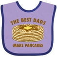thumbnail image 3 of Inktastic Best Dads Make Pancakes Boys or Girls Baby Bib, 3 of 4