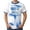 Blue, variant on Soccer National T-Shirt Uniforms Printing Short Sleeve Shirts for Men Fans Apparel Gifts