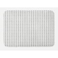 thumbnail image 1 of Abstract Bath Mat, Repetitive Pattern of Monochrome Pointer Shapes in Vertical Direction, Plush Bathroom Decor Mat with Non Slip Backing, 29.5" X 17.5", White and Charcoal Grey, by Ambesonne, 1 of 2