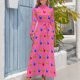 thumbnail image 3 of Vestido largo con estampado de princesa melocotón Vestidos de verano para mujer Vestido largo de verano para mujer, 3 of 4