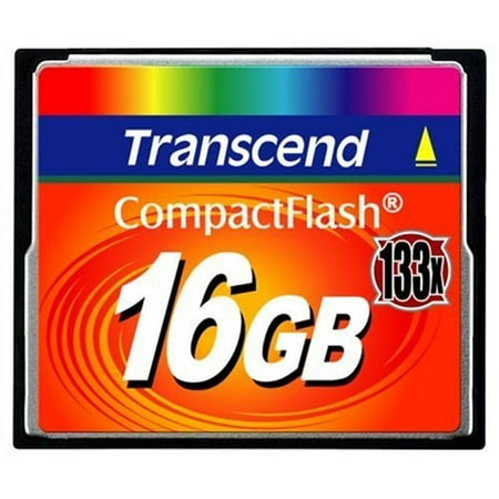 133x Speed Sd Memory Card - Transcend 16gb Compactflash (cf) Card - 133x - 16 Gb