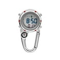 thumbnail image 1 of Digital Carabiner Clip Watches Hook Clock Luminous Multi-function Fob Nurse Watch Compasses Week Clocks, 1 of 9