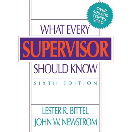 UPC: 9780070055896 | What Every Supervisor Should Know (Paperback)