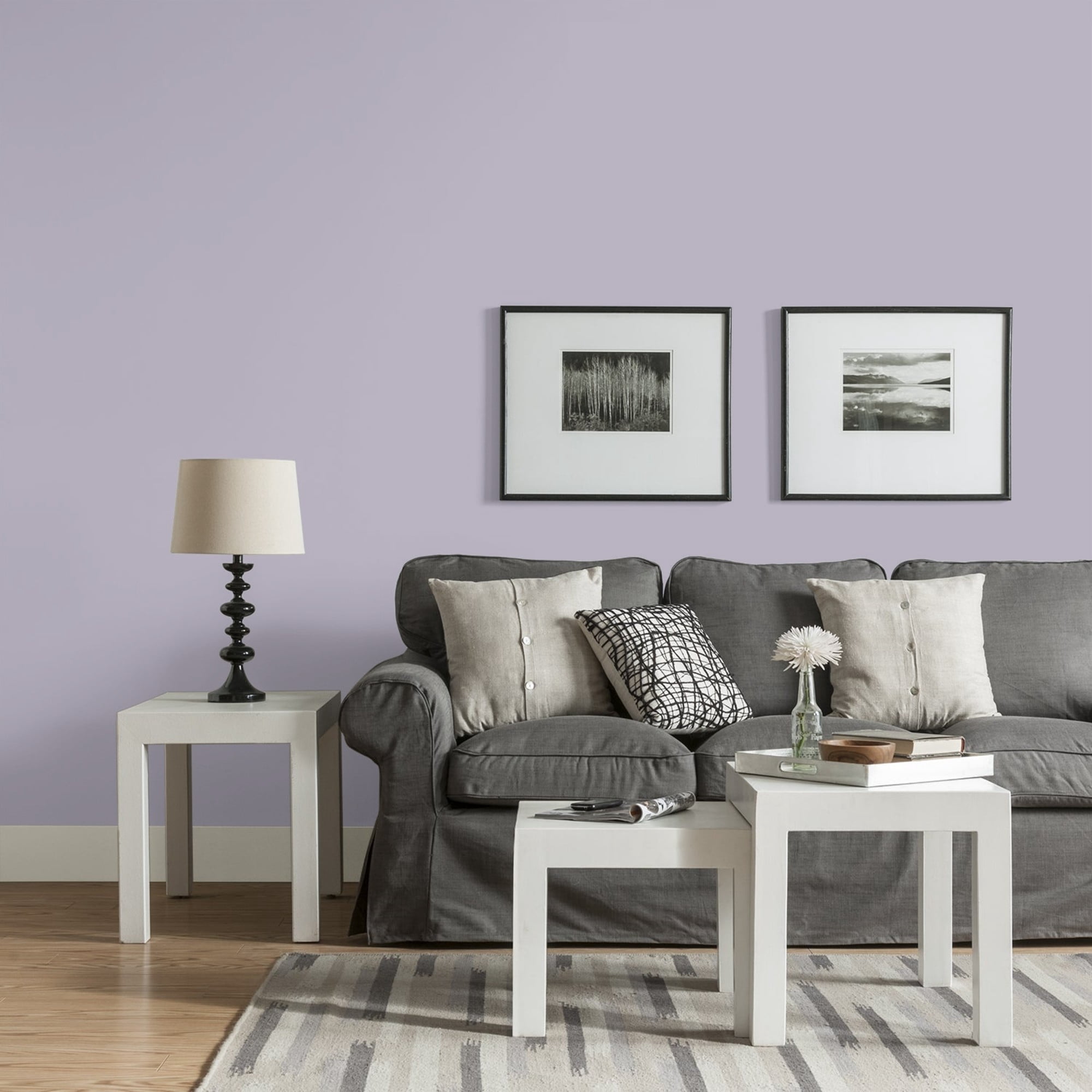 Glidden HEP Cloudberry / Purple, Eggshell Interior Paint with Primer, 1 Quart