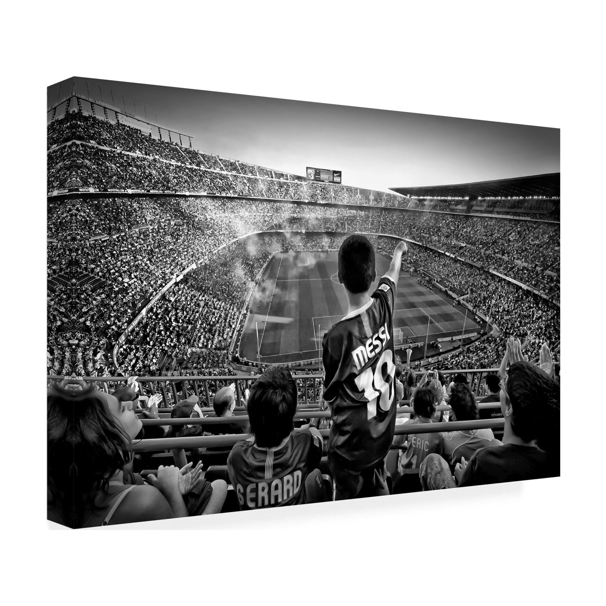 Clemens Geiger 'Cathedral Of Football' Canvas Art