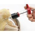 thumbnail image 4 of Meat Injector, Plastic Marinade Turkey Injector Syringe with Screw-on Meat Needle for Smoker BBQ Grill,Red, 4 of 6