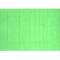 thumbnail image 1 of Ahgly Company Indoor Rectangle Solid Emerald Green Modern Area Rugs, 2' x 4', 1 of 4