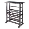 thumbnail image 1 of Winsome Wood Vinny Wine Rack, 24 Bottle with Glass Hanger, 1 of 9