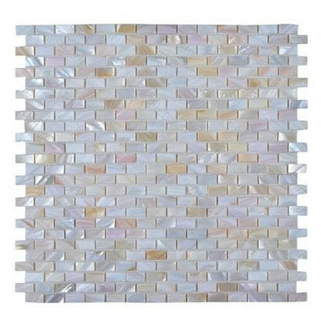 Legion Furniture MS-SEASHELL06 Tile Mosaic With Seashell, 12.25" X 11.5"