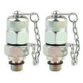 thumbnail image 2 of Loewten Outil d'Accouplement de Point de Mesure pour Raccord de Boyau à Haute Pression, Connecteur de Boyau Hydraulique 2 Pcs Adaptateur de Test Hydraulique pour Système de Lubrification à Pression, 2 of 8