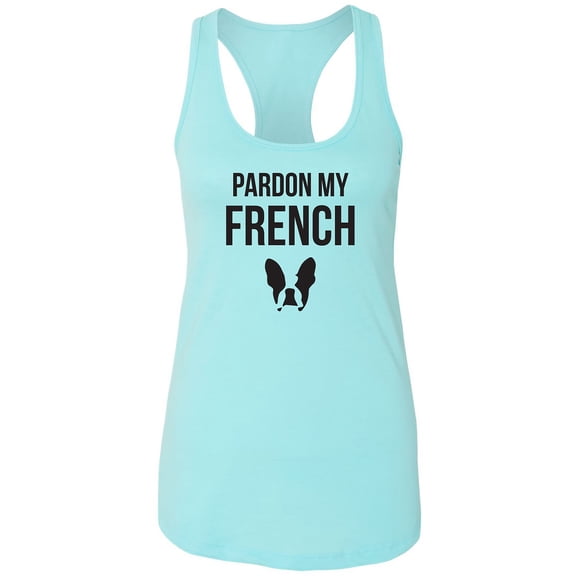 Pardon My French (Bulldog) Racerback Tank
