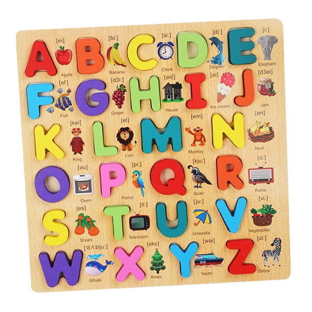 HILABEE Montessori Alphabet Number Develop Basic Skills Matching
