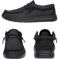 thumbnail image 2 of Zapatos BMNY Para Hombre Tipo Mocasin Ajustables Con Agujeta Negro Talla 28.5, 2 of 4