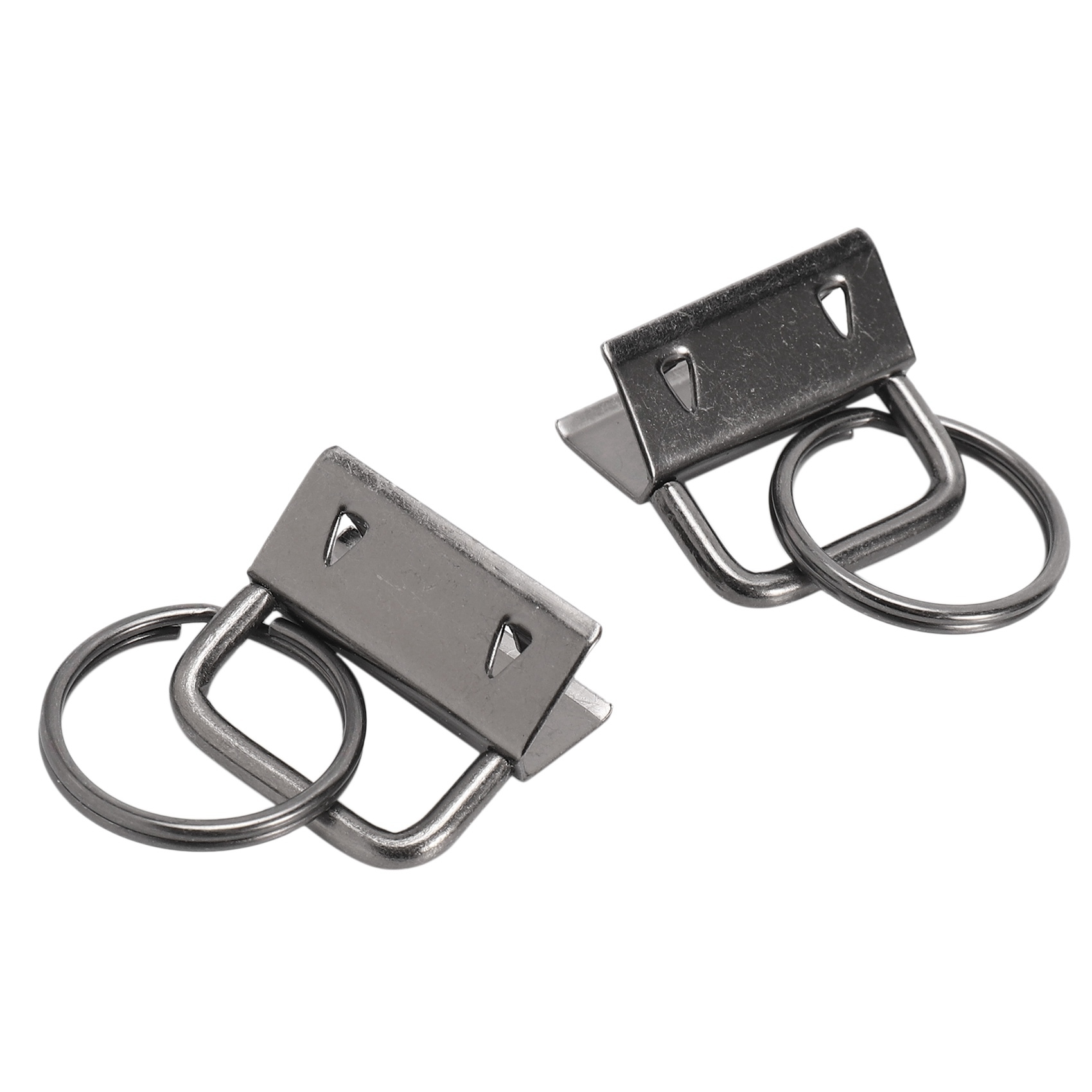 200 PCS Wristlet Hardware, 1 Inch Key Fob Hardware for Keychain, Key Lanyard and Key Chain Making Hardware Supplies