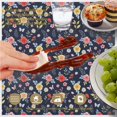 thumbnail image 6 of Pioneer Flower Floral Print Pattern Round Tablecloth 60 X 60 Inch, Wrinkle Resistant Wipeable Table Cloth for Kitchen Dining Picnic Patio Party, 6 of 6