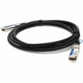 thumbnail image 2 of AddOn Cisco&reg; QSFP-100G-CU3M to Intel&reg; 100CQQH2630 Compatible TAA Compliant 100GBase-CU QSFP28 to QSFP28 Direct Attach Cable [Passive Twinax, 3m] (add-q28ciq28in-p3m), 2 of 6