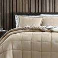 thumbnail image 5 of Eddie Bauer Sherwood Microsuede Brown 3 Piece Comforter Set, King, 5 of 6